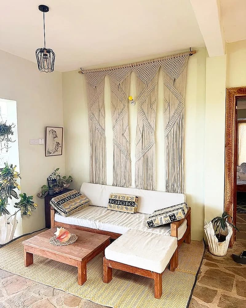 Macramé Hand-Knotted Wall Hanging